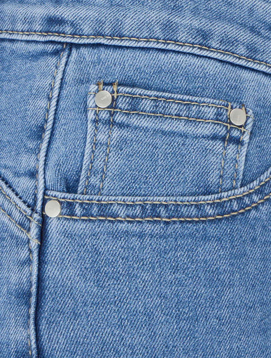 Jean met wijde pijpen in grote maat - Blauw - Image 3