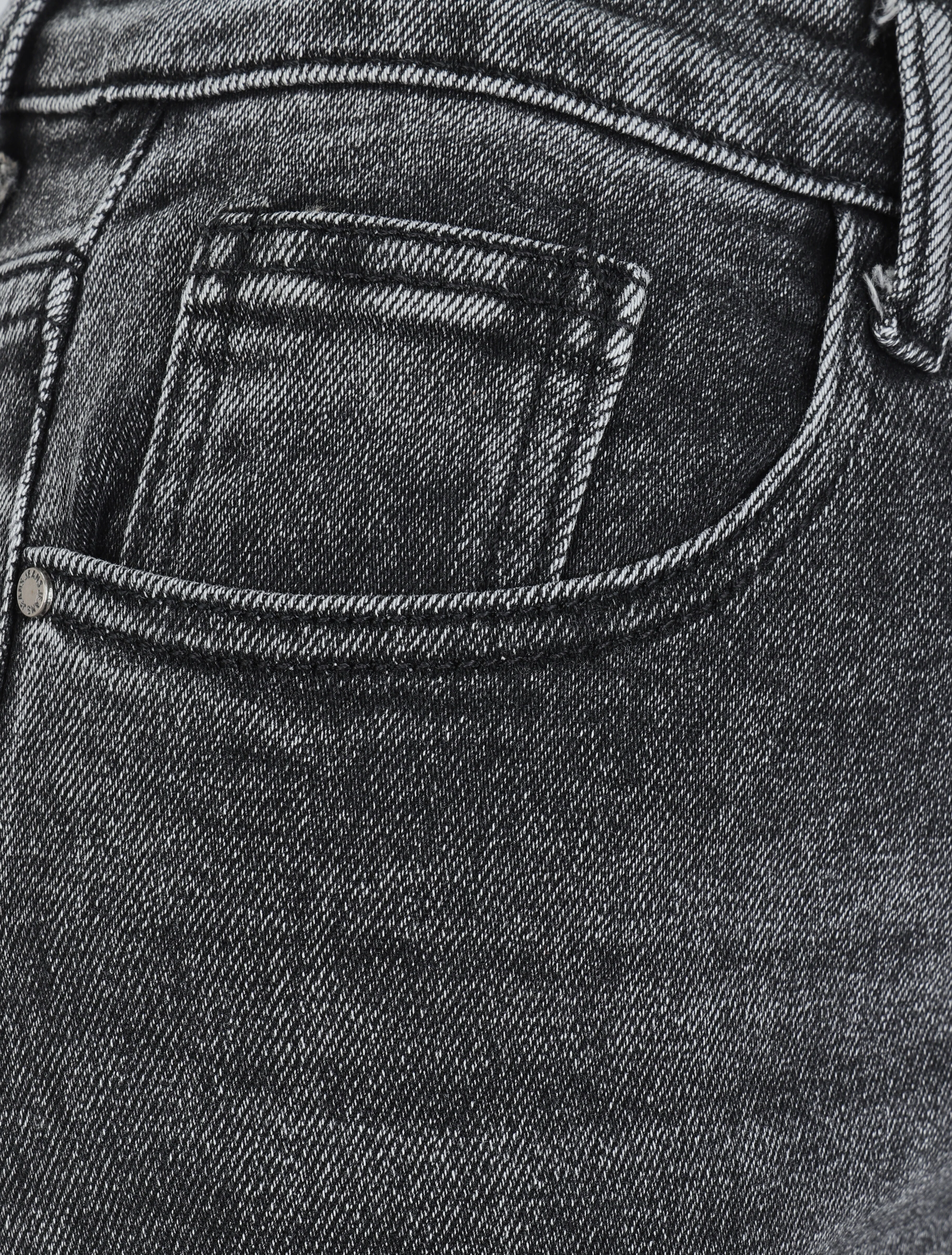 Jean mom 7/8 - Donkergrijs - Image 3