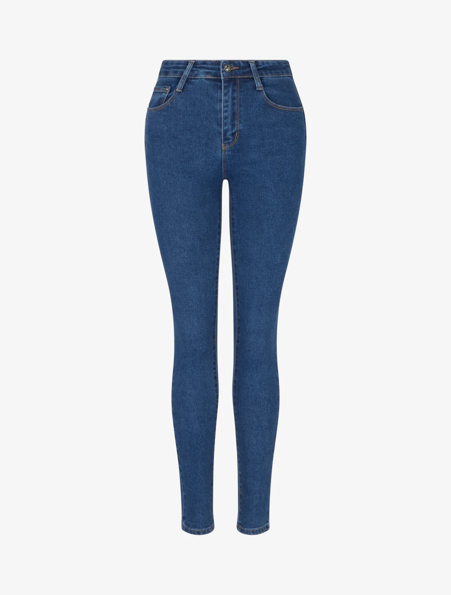 Jean push up skinny fit - Blauw