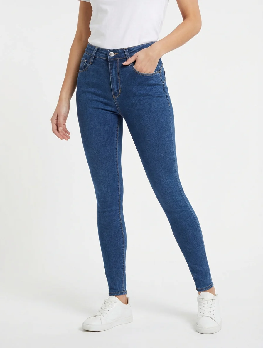 Jean push up skinny fit - Blauw - Image 4