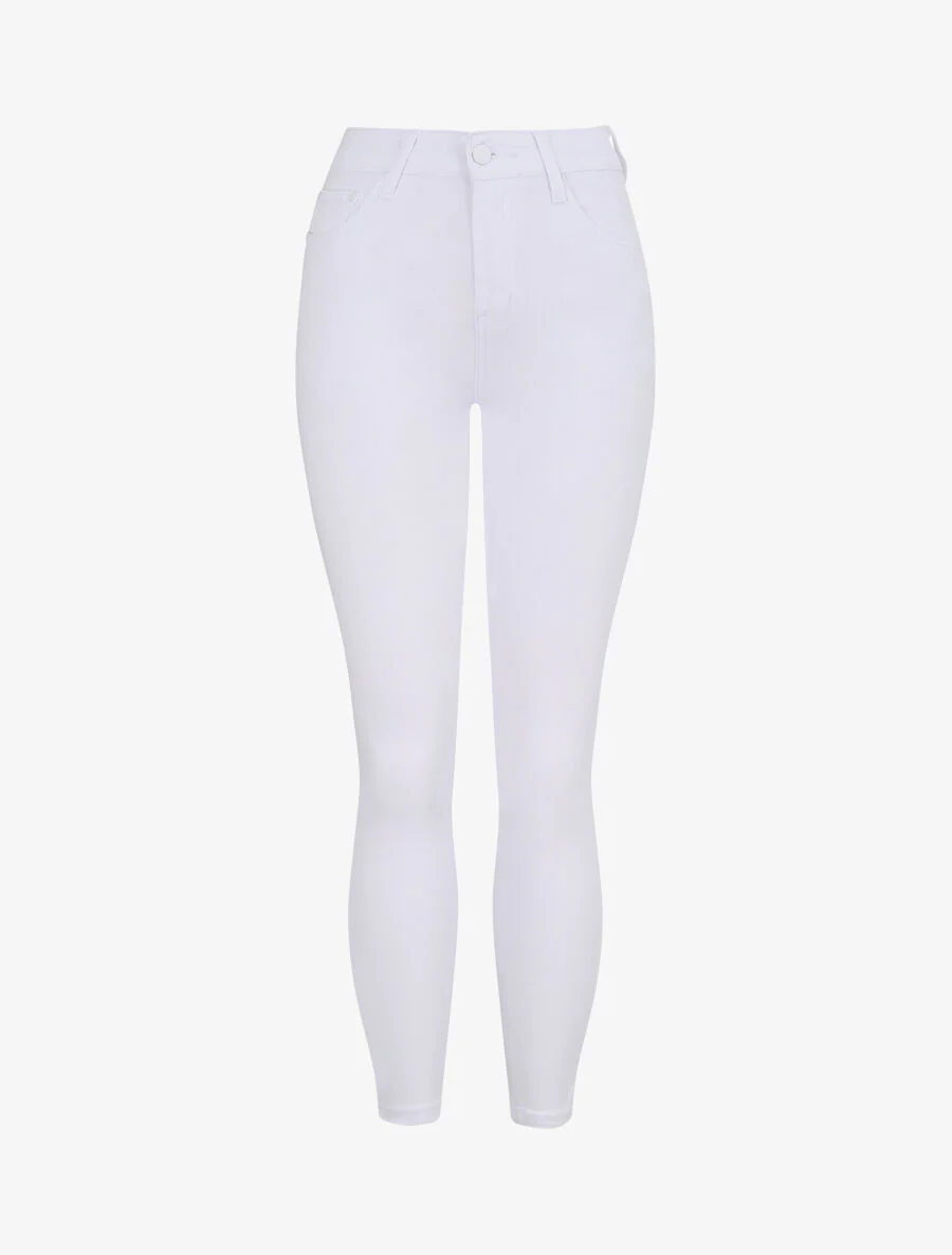 Jean push-up skinny fit - Wit
