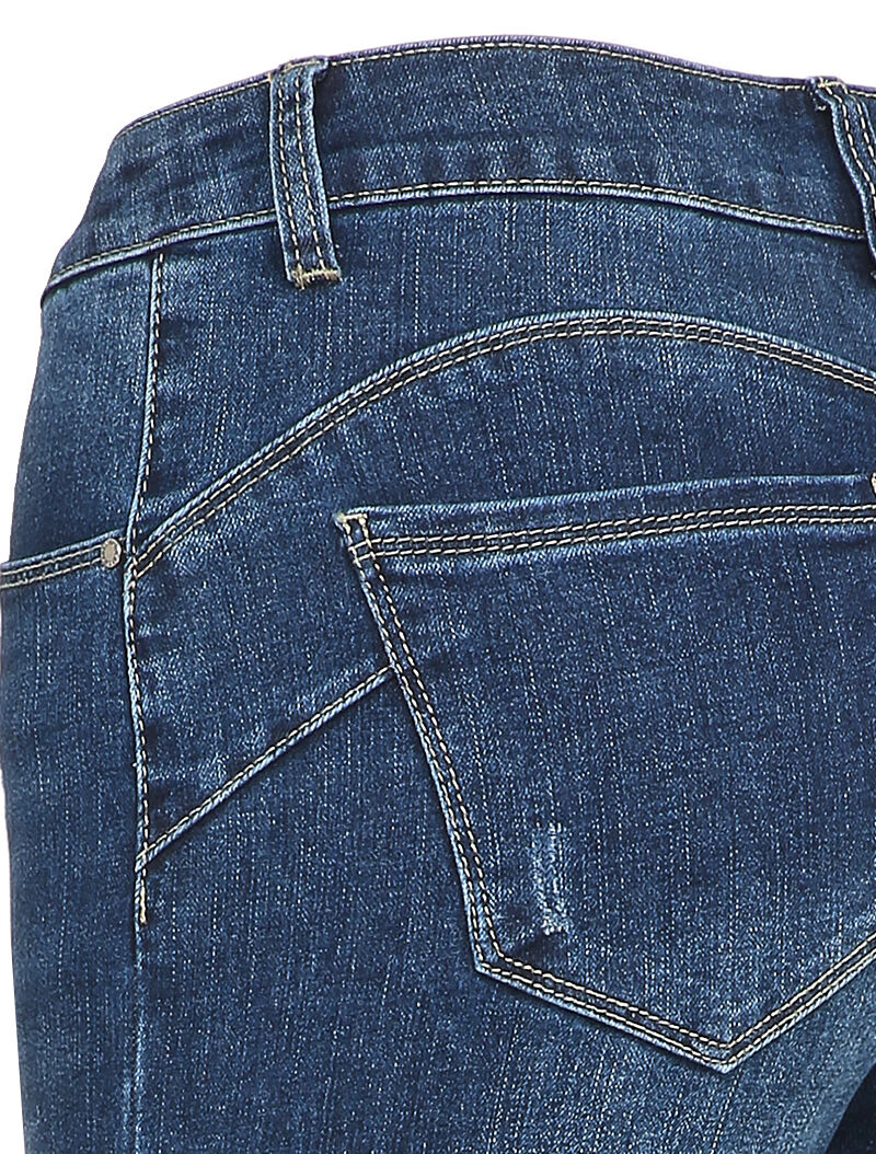 Jean skinny met merk - Blauw denim - Image 3