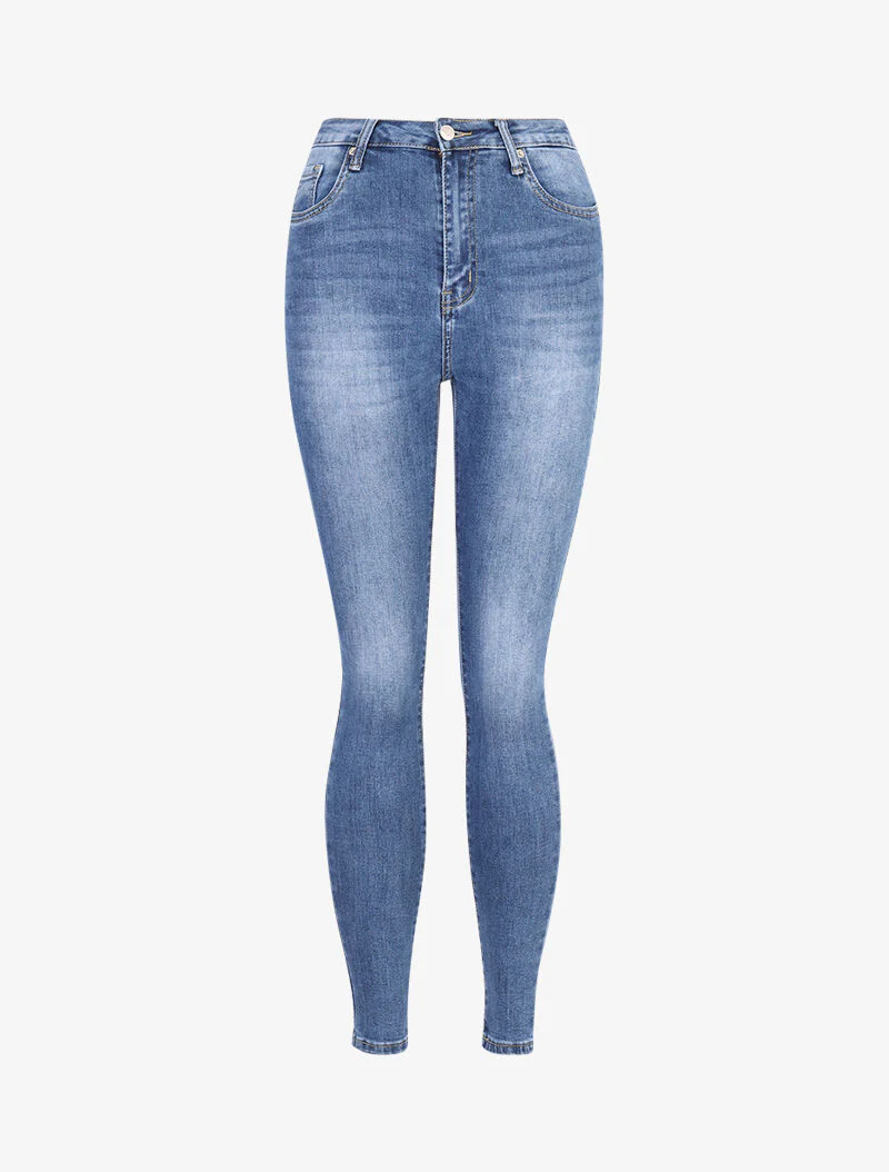 Skinny push-up jeans - blauw denim - Image 3
