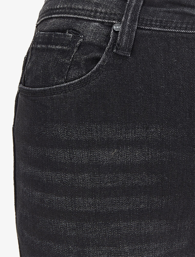 Jean skinny verbleekt - Zwart - Image 3