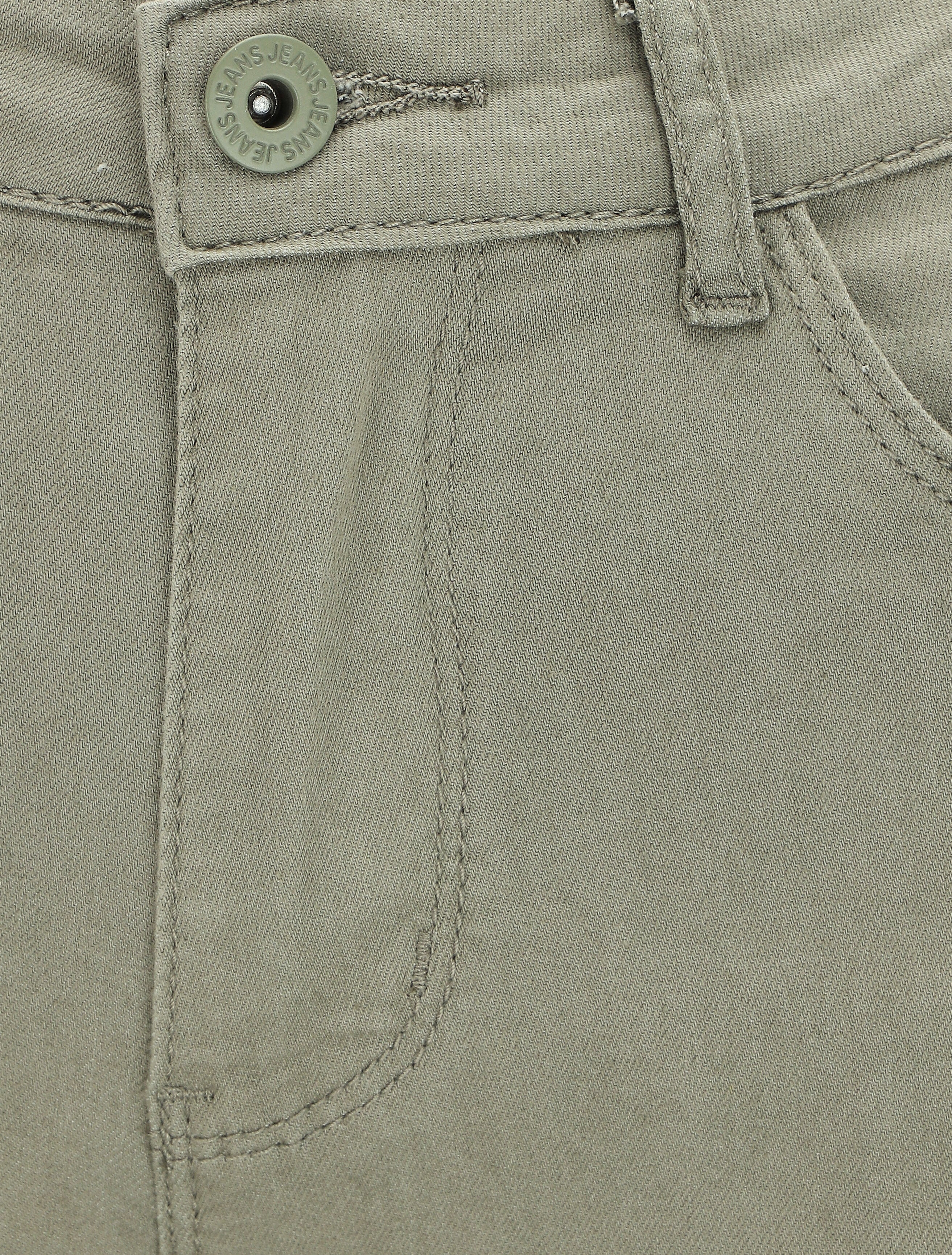 Jean slim eenkleurig push up - Kakigroen - Image 3