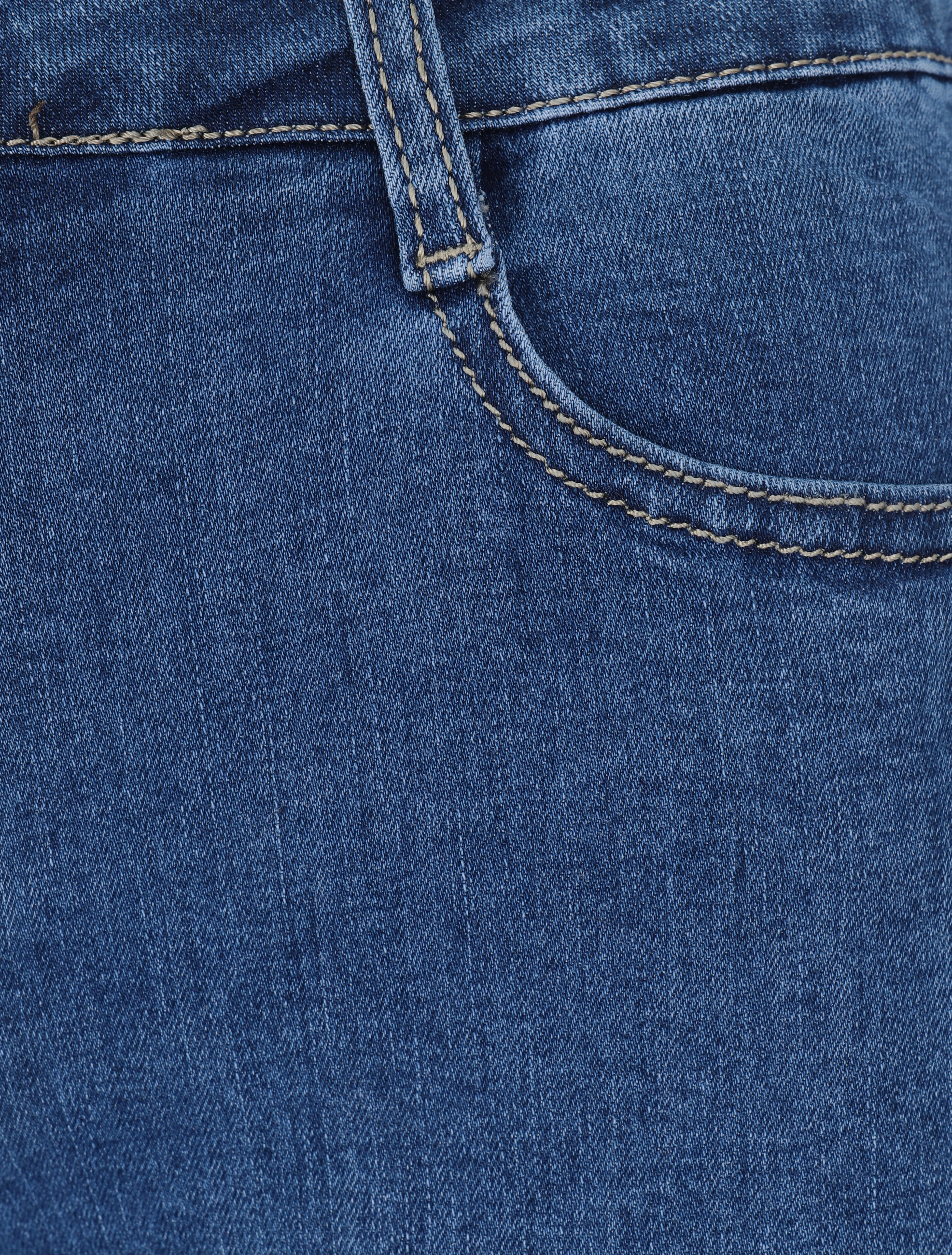 Jean slim effen grote maat - Blauw denim - Image 3