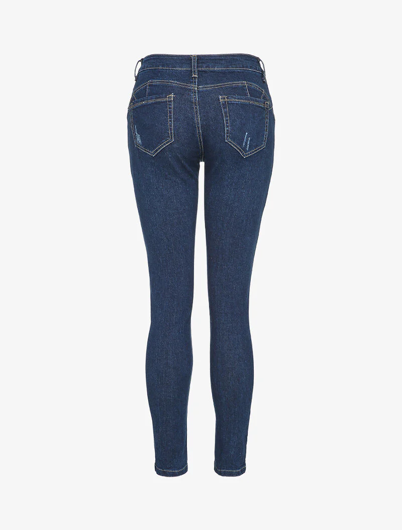 Jean slim met merk - Blauw denim - Image 2