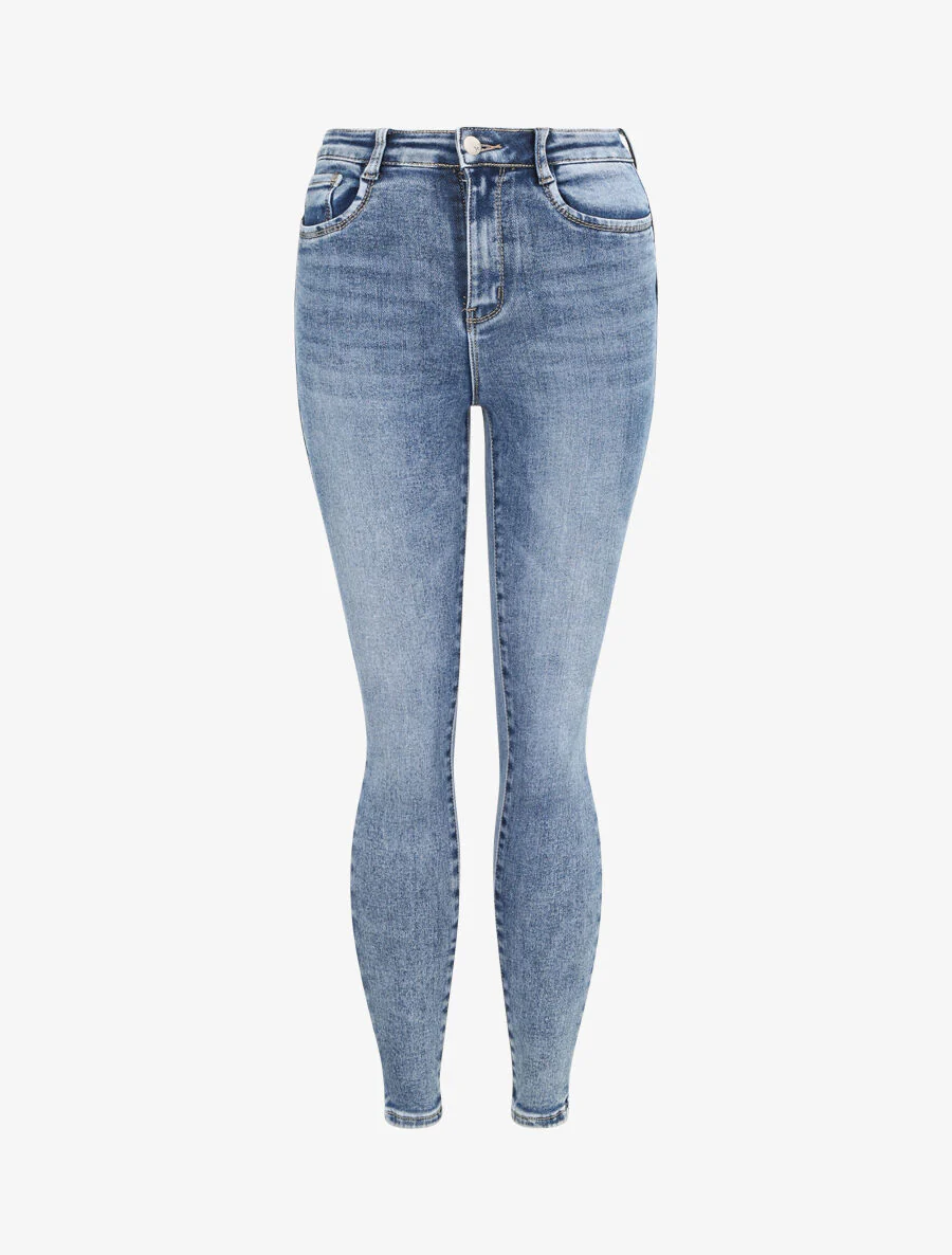 Jean slim push up - Blauw denim