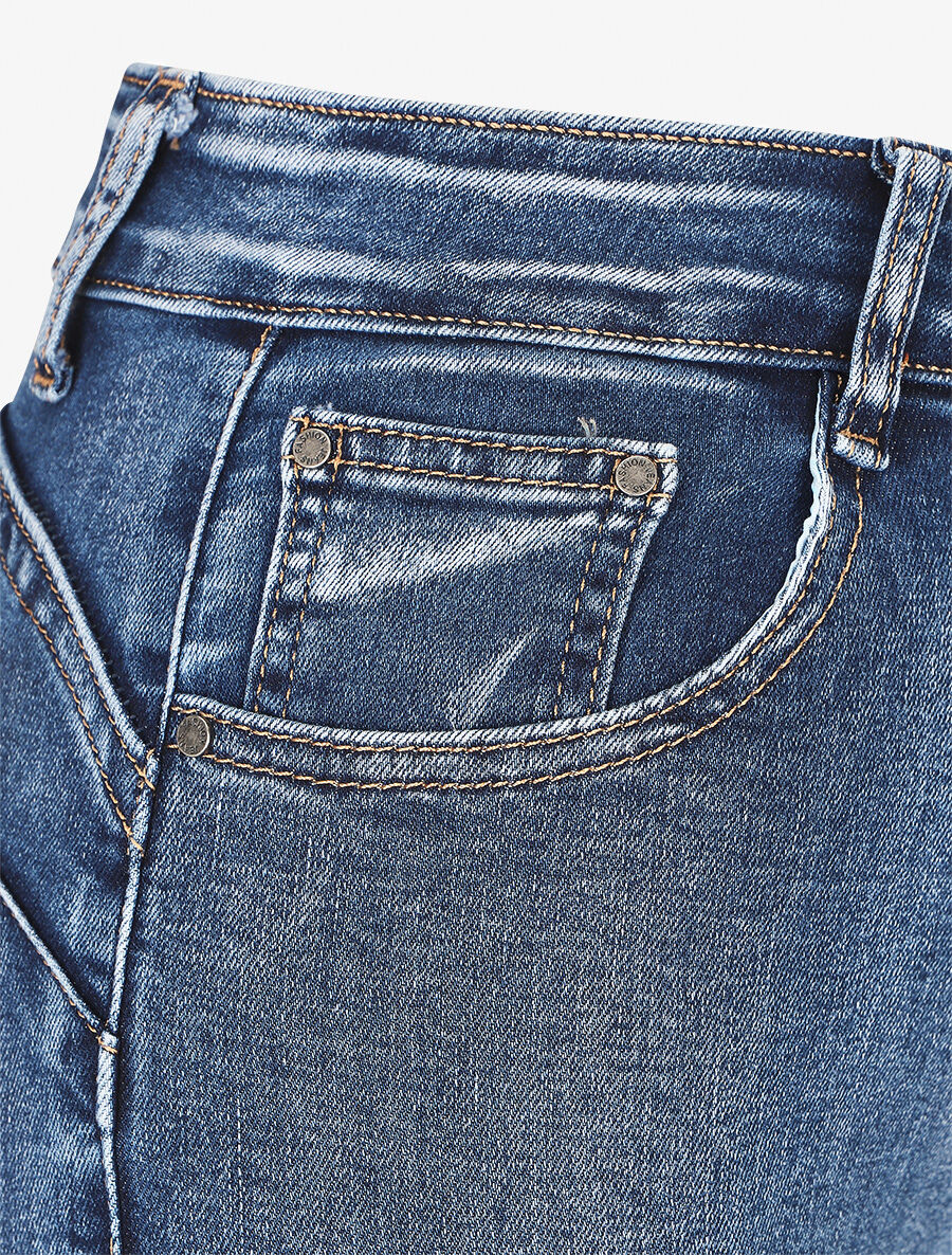 Slim push-up jeans - Blauw - Image 3