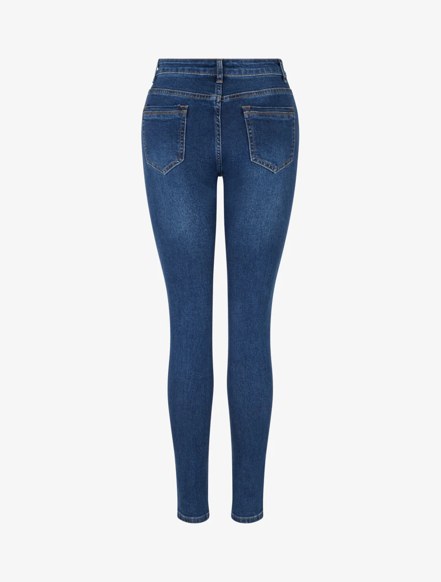 Jean standaard skinny fit - Blauw - Image 2