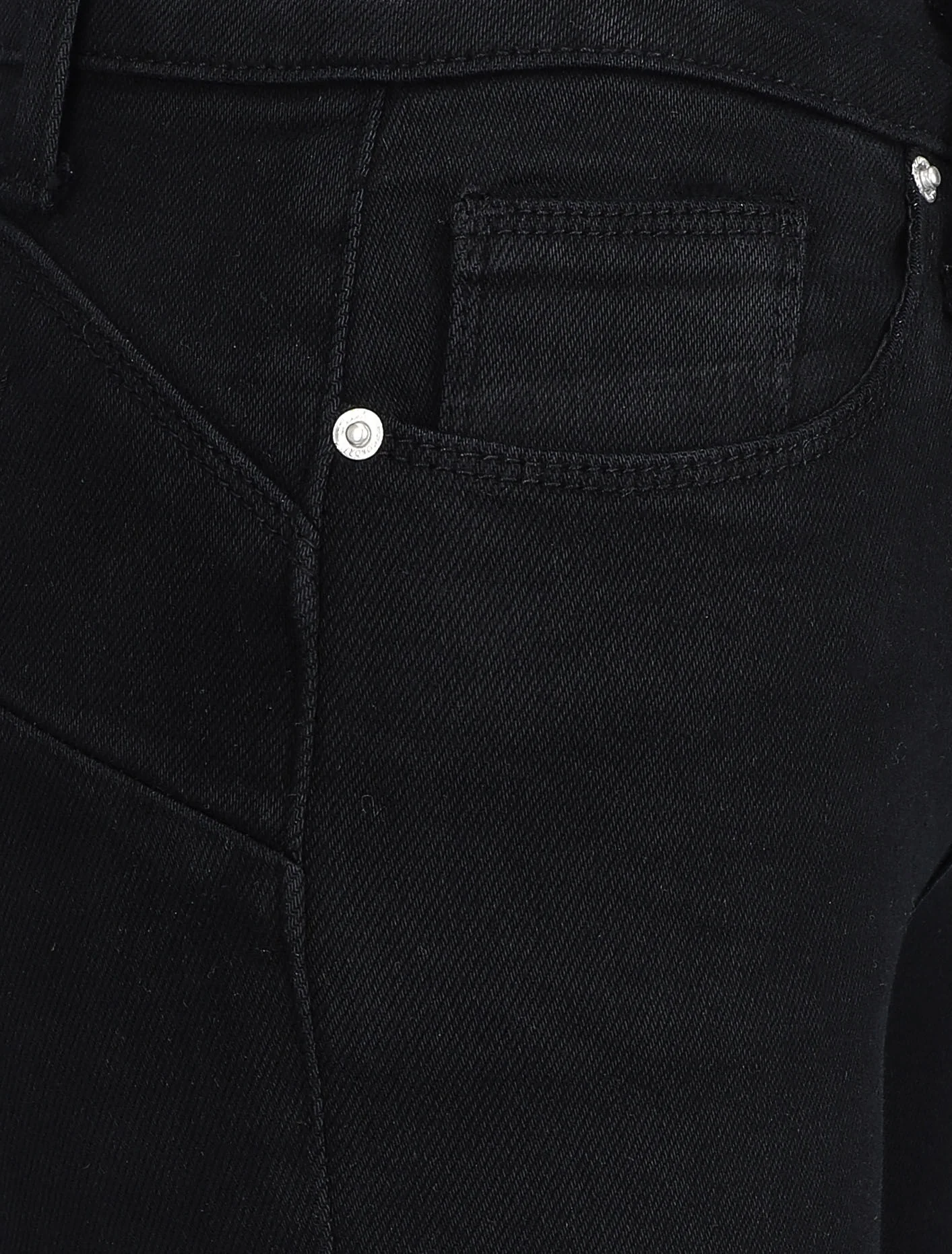 Jean stretch met hoge taille en skinny pasvorm - Zwart - Image 3