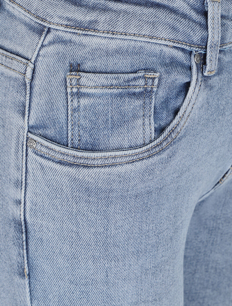 Jean boyfriend standaard maat gewassen - Lichtblauw - Image 3