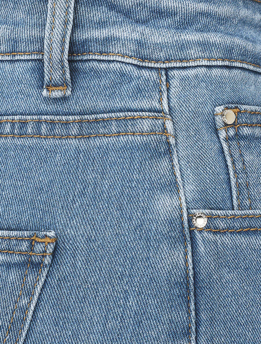 Jeans met rechte wijde pijpen - blauw - Image 3