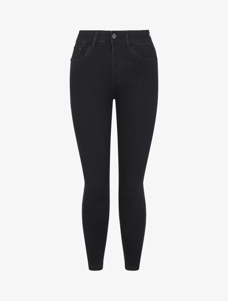 Jean push up skinny fit - Zwart