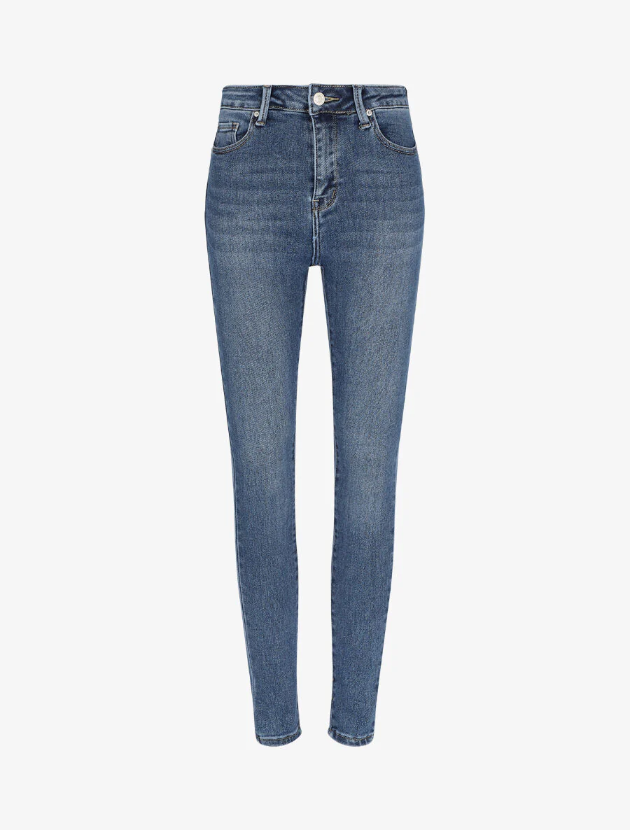 Jean push up skinny fit - Blauw