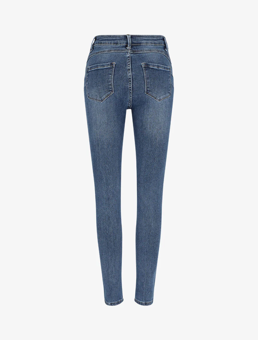 Jean push up skinny fit - Blauw - Image 2