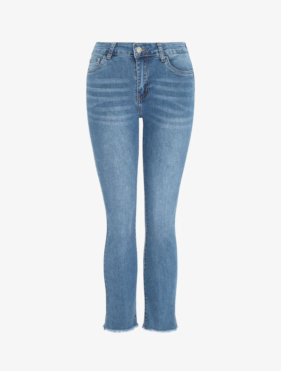 Jeans recht standaard maat - Blauw