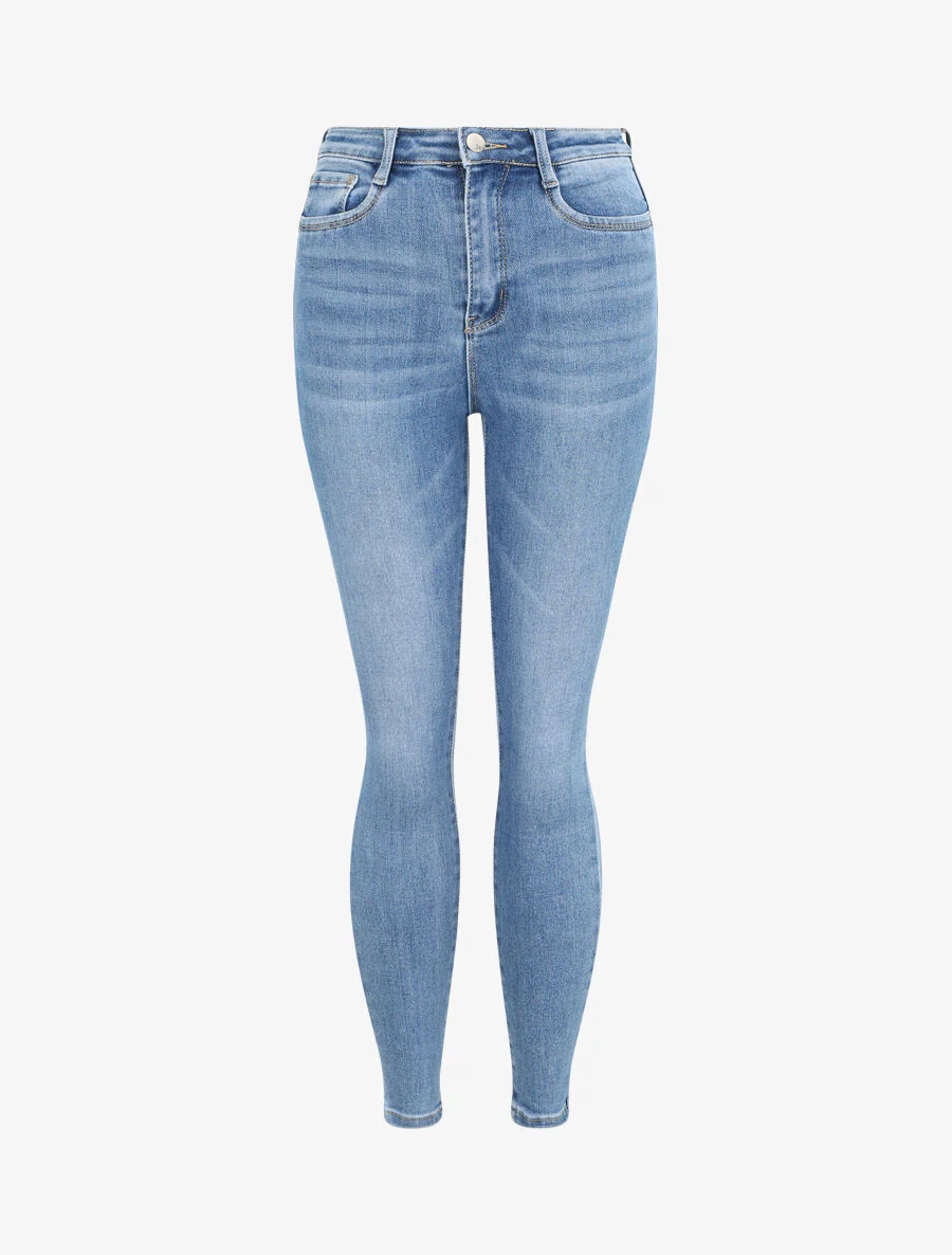 Skinny push up jeans - Blauw denim