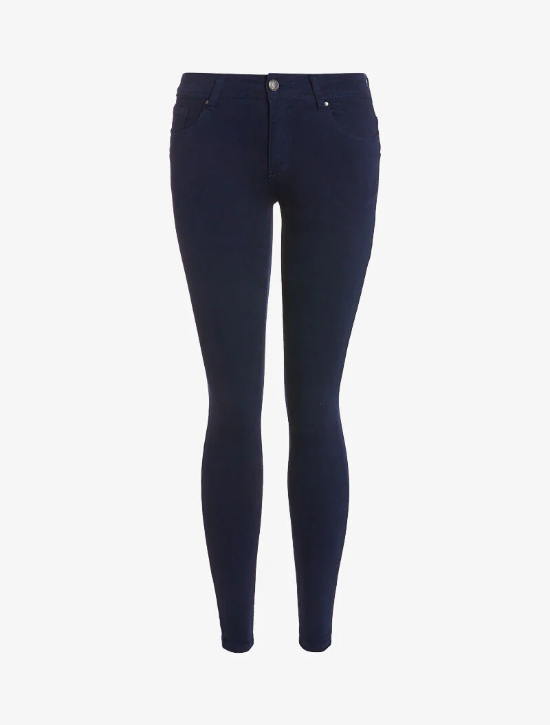 Skinny push up jeans - marineblauw
