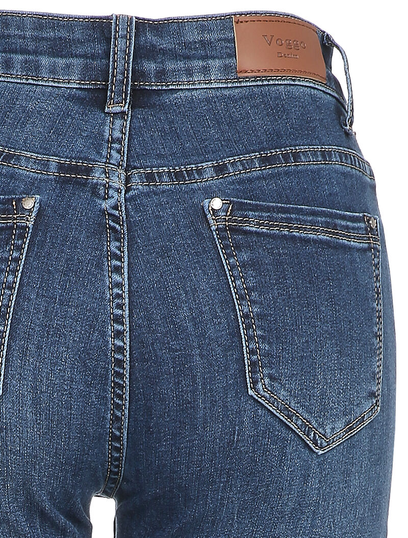Standaard gewassen rechte jeans - Blauw - Image 3