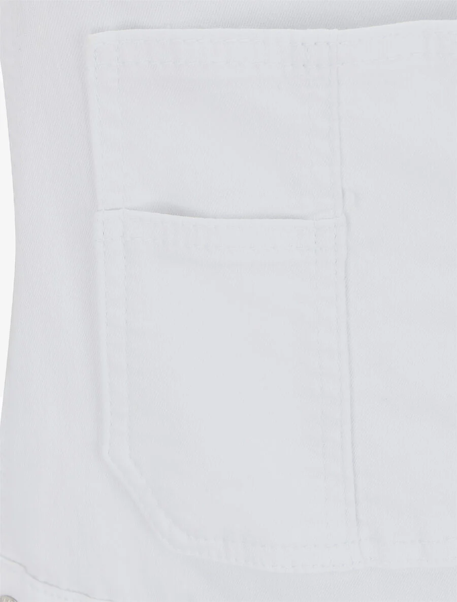 Jeans short overall - Wit - Image 3
