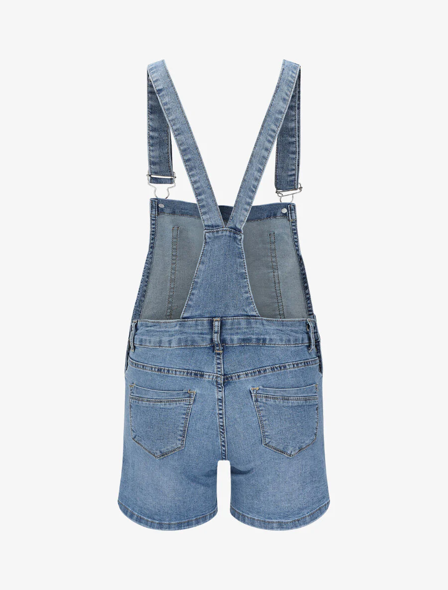 Korte tuinbroek van denim - Lichtblauw - Image 2