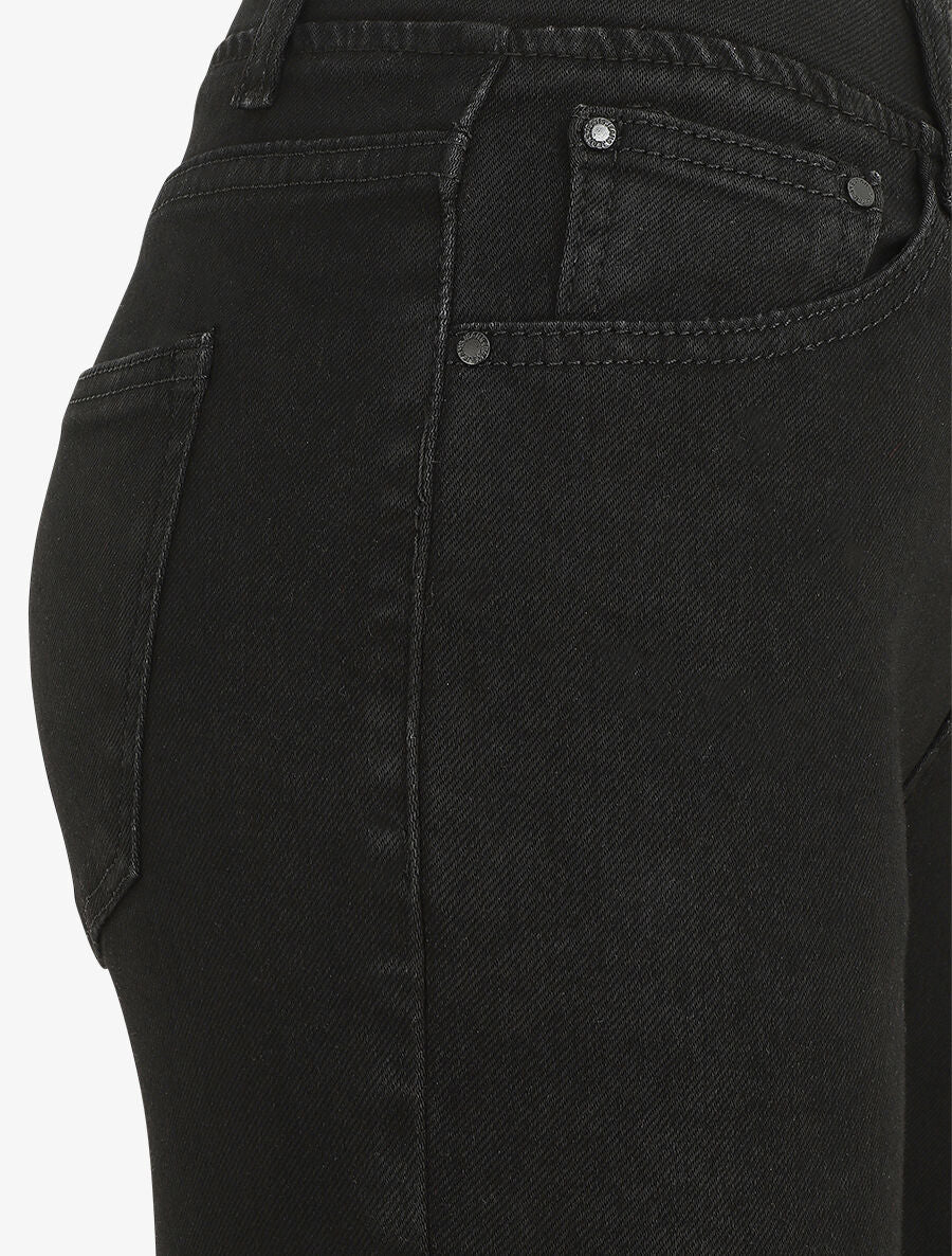 Jegging in grote maat met slanke hoge taille - Zwart - Image 3
