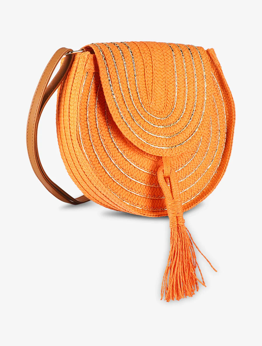 Joanna ronde tas - oranje - Image 3