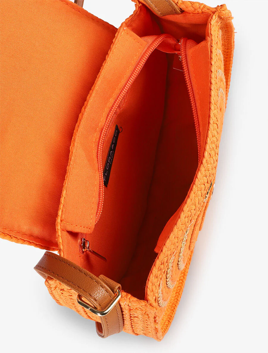 Joanna ronde tas - oranje - Image 4