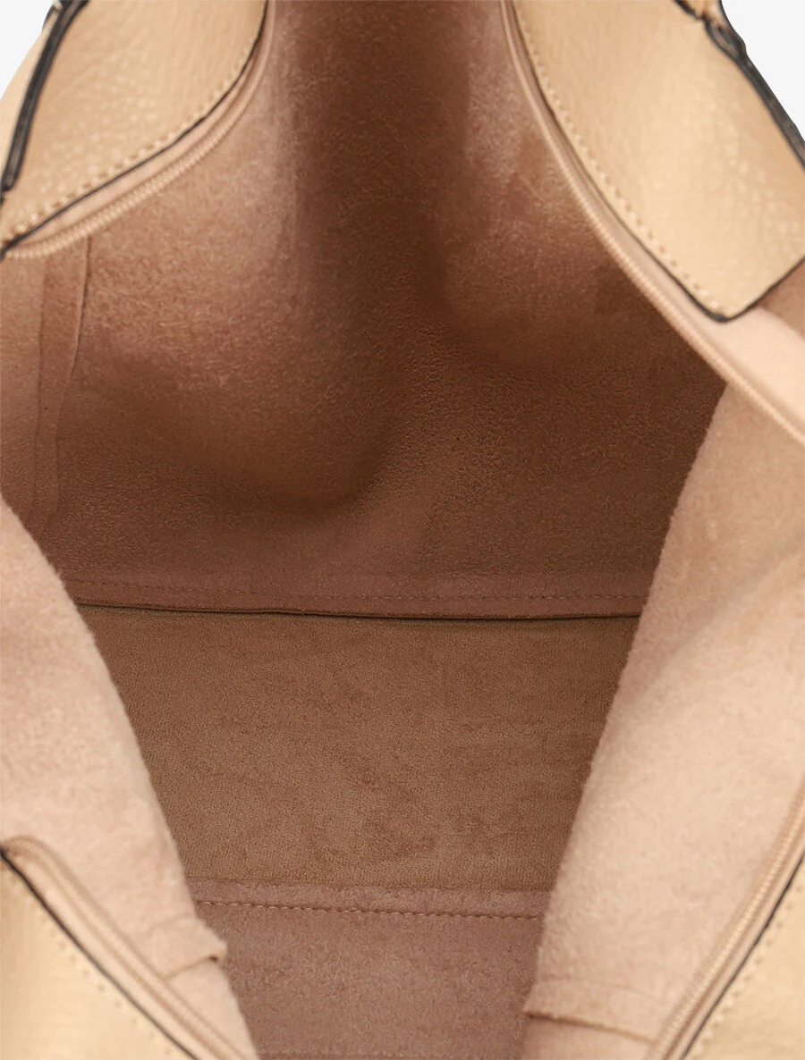 Julienne draagtas en clutch - taupe - Image 4