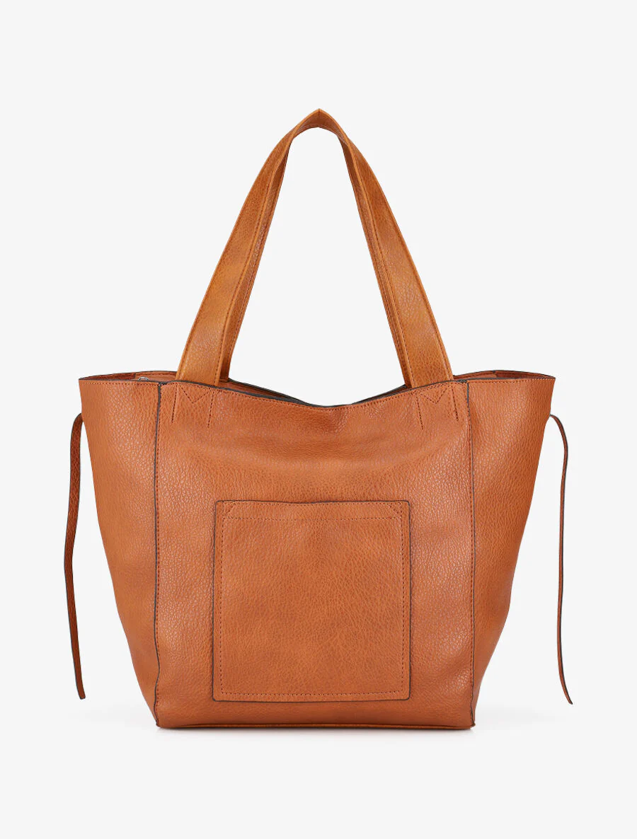 Julienne draagtas en clutch - Camel