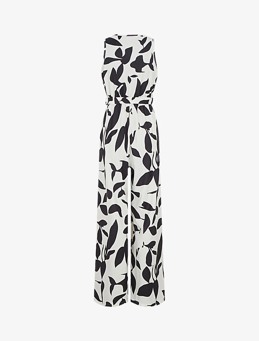 Jumpsuit met grafische print - Ecru - Image 2