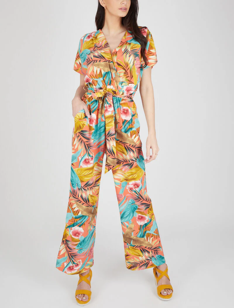 Jungleprint combinatie - oranje