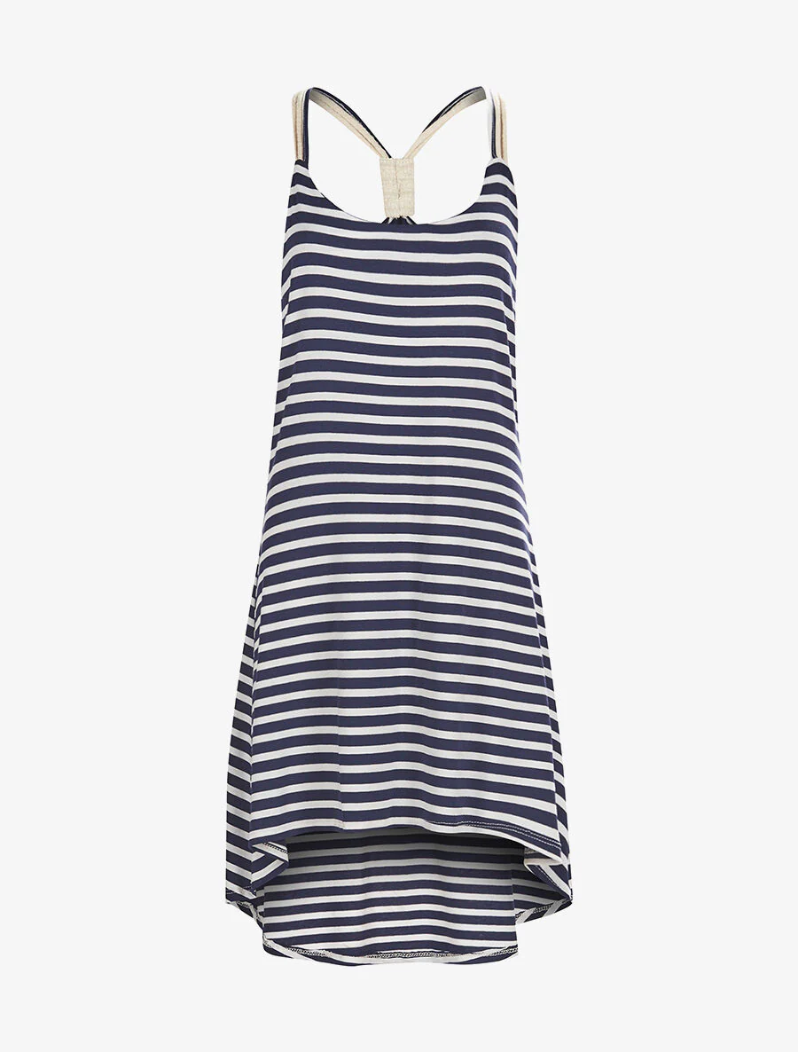 A-lijn matrozenjurk - marineblauw