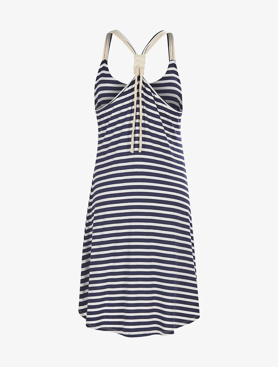 A-lijn matrozenjurk - marineblauw - Image 2
