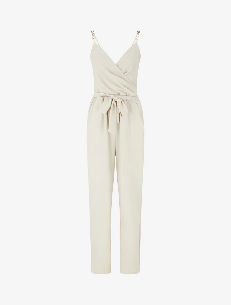 Juwelen met fijne bandjes combineren - Beige