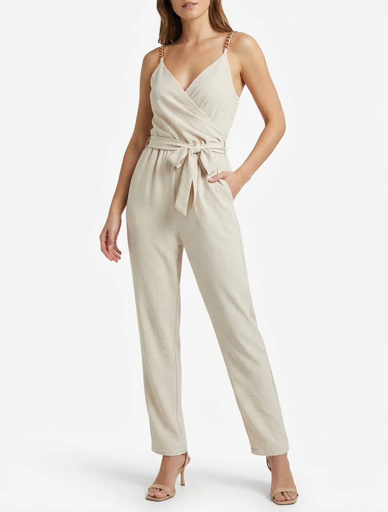 Juwelen met fijne bandjes combineren - Beige - Image 4
