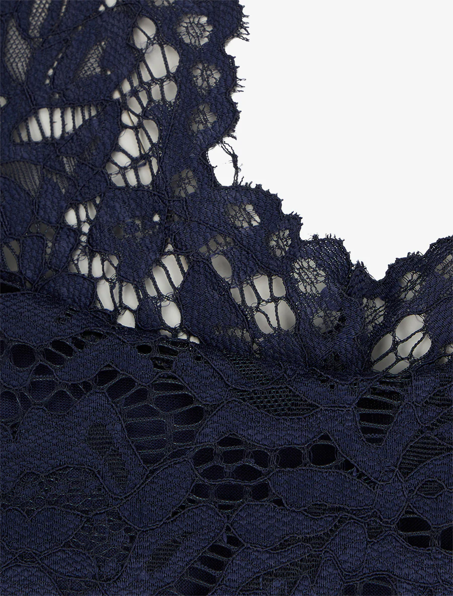 Kanten romper. - Marine - Image 3