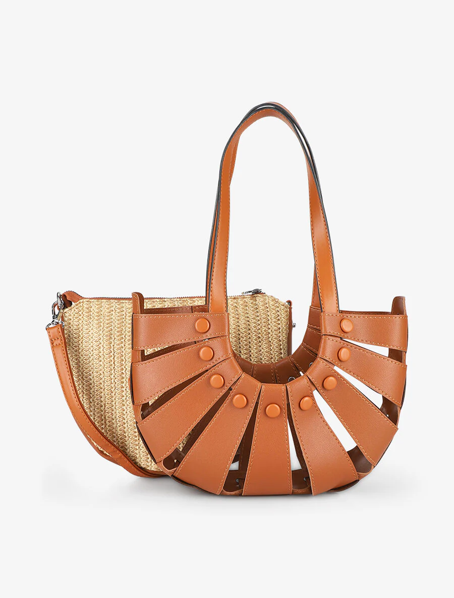 Karla handtas - Camel - Image 4