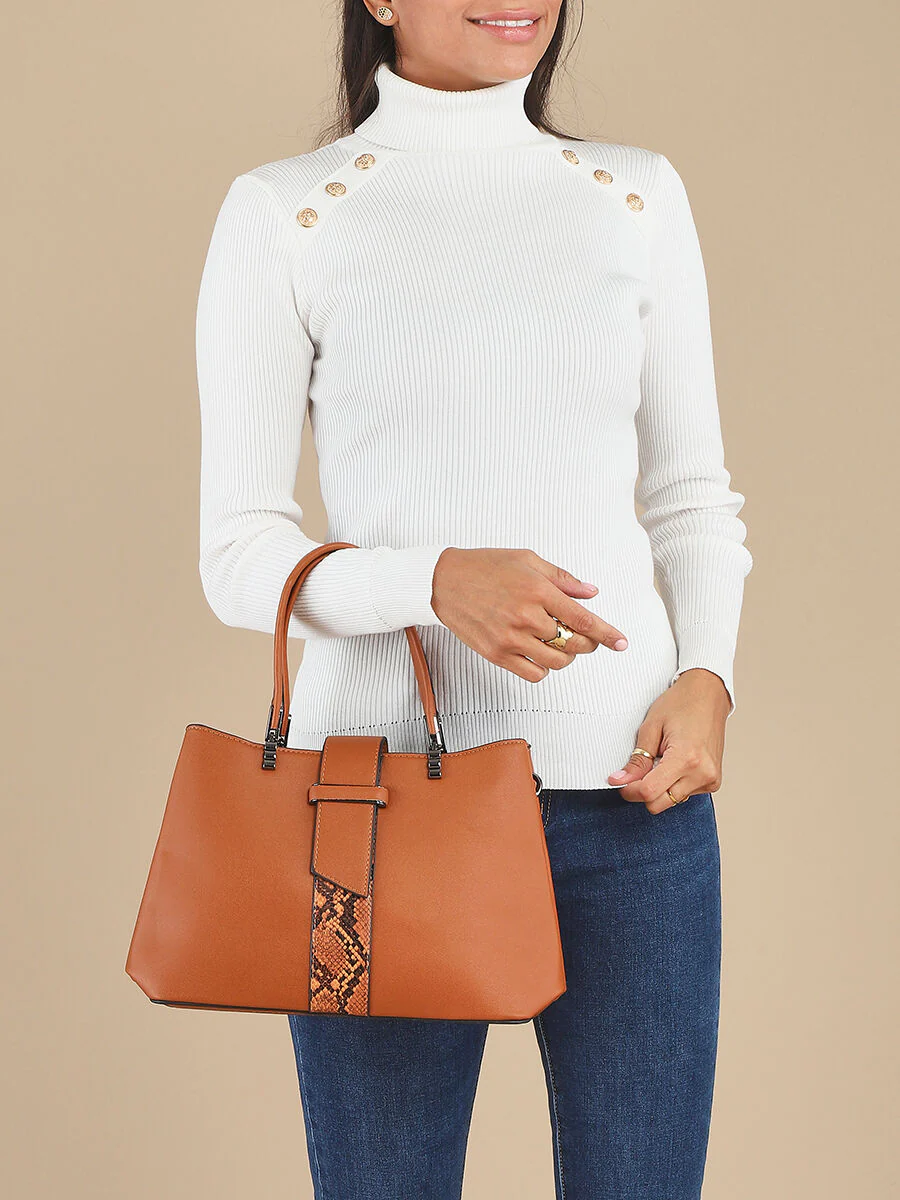 Keona handtas - Kameel - Image 7
