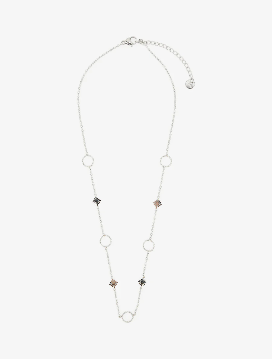 Ketting met cirkels en kleine bloemen - Geld - Image 2