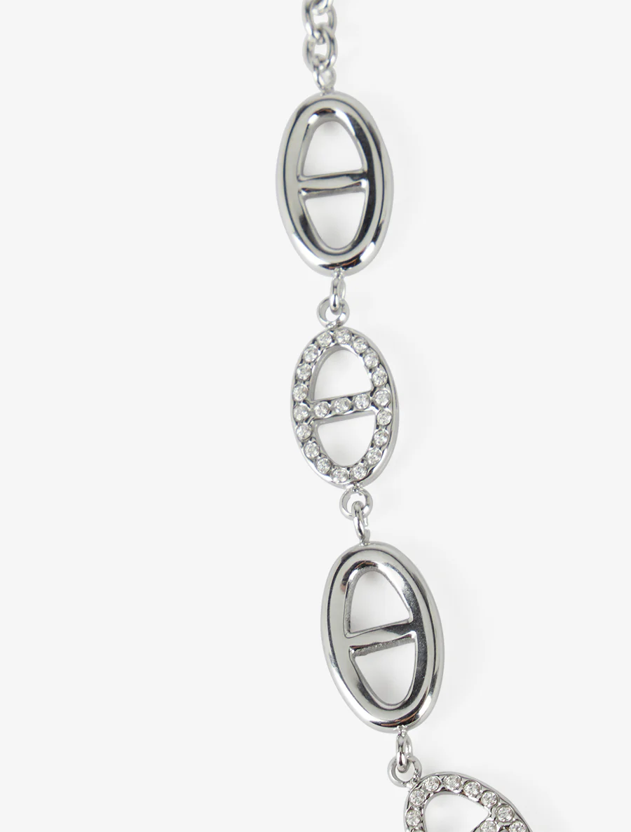 Ketting met maritieme schakels en strass. - Geld - Image 3