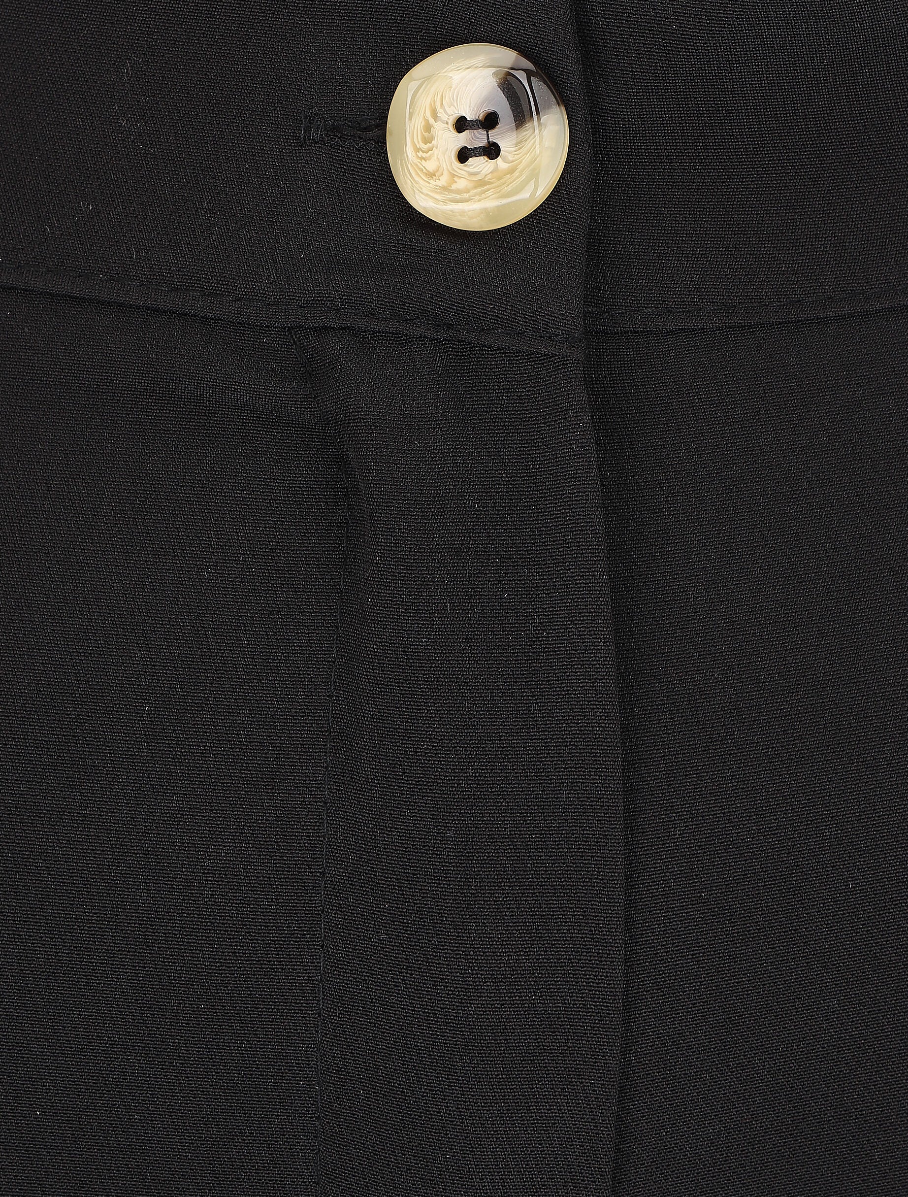 Klassieke broek met elastische tailleband - zwart - Image 3