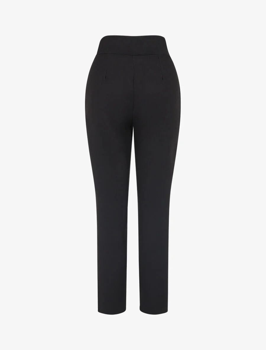 Klassieke broek. recht model - Zwart - Image 2