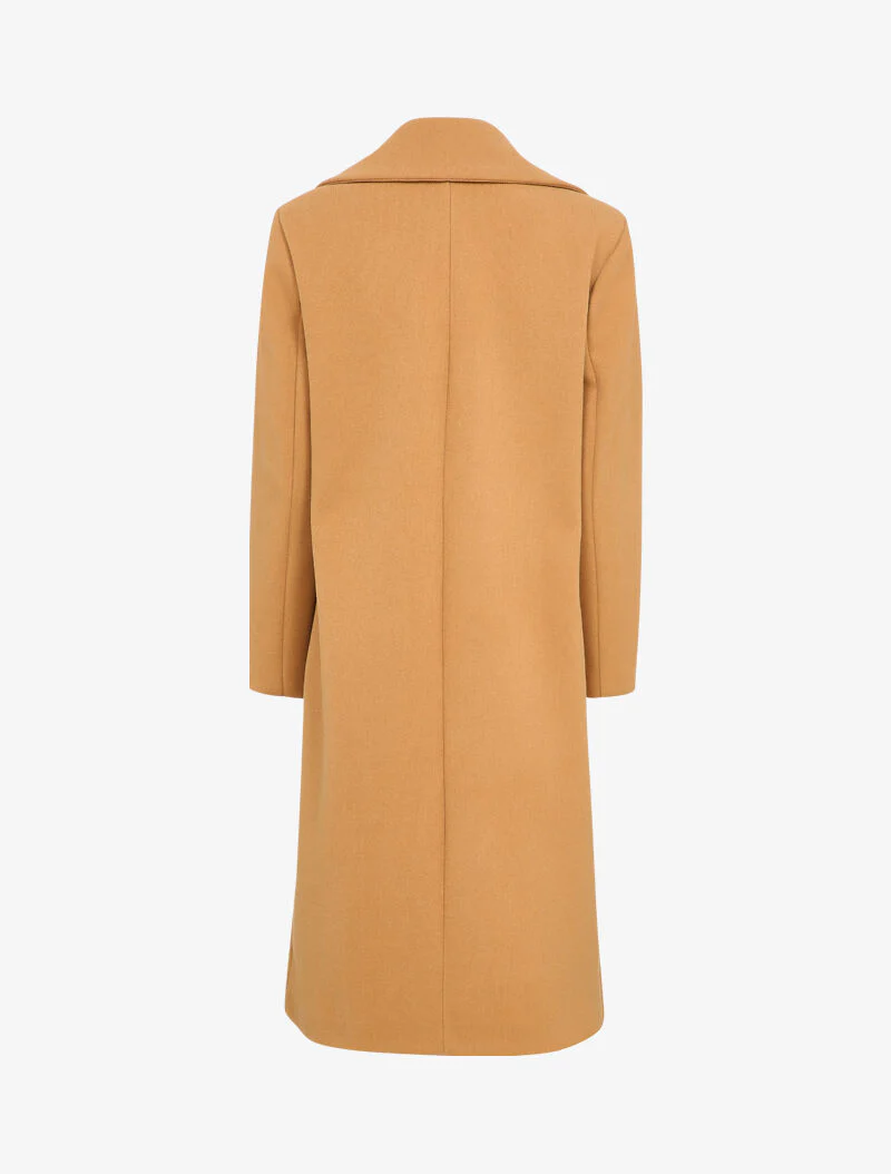 Klassieke oversized lange jas - Camel - Image 2