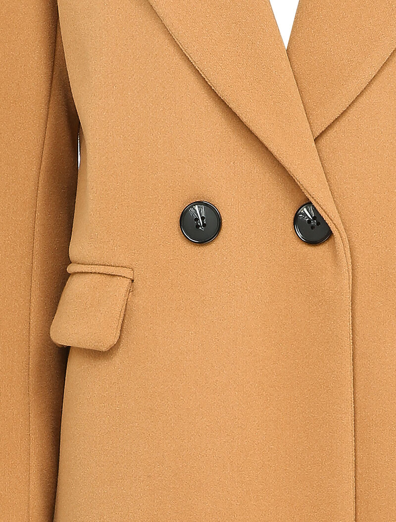 Klassieke oversized lange jas - Camel - Image 3