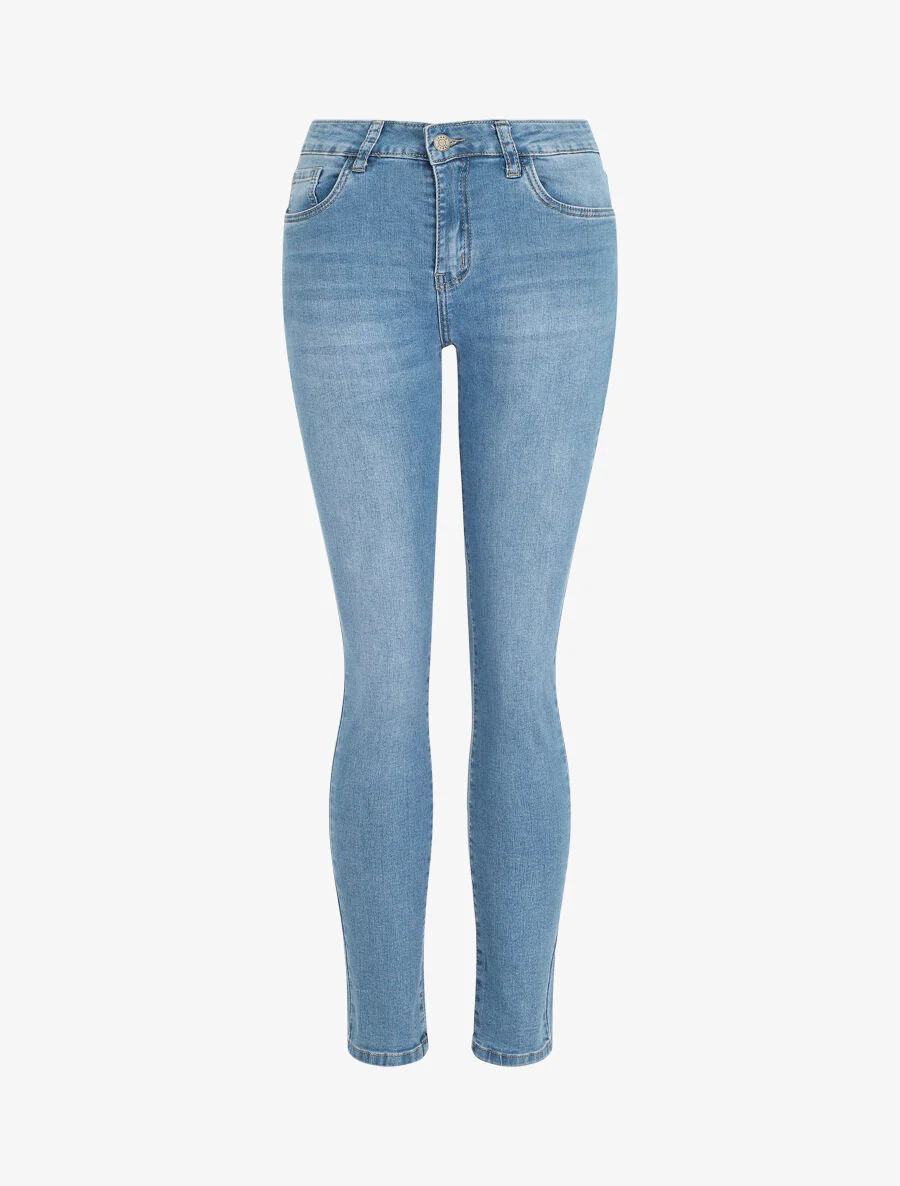 Klassieke rechte jeans - blauw