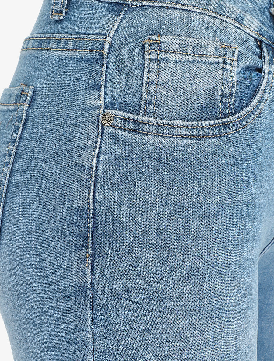 Klassieke rechte jeans - blauw - Image 3