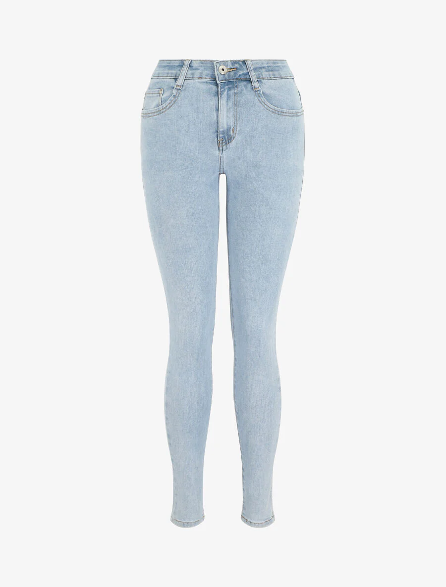 Klassieke rechte jeans - blauw