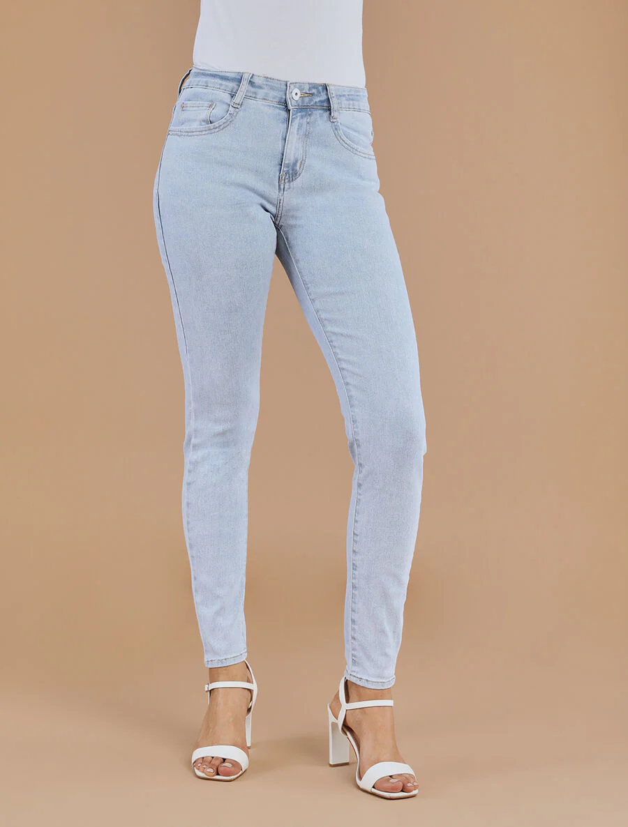 Klassieke rechte jeans - blauw - Image 4